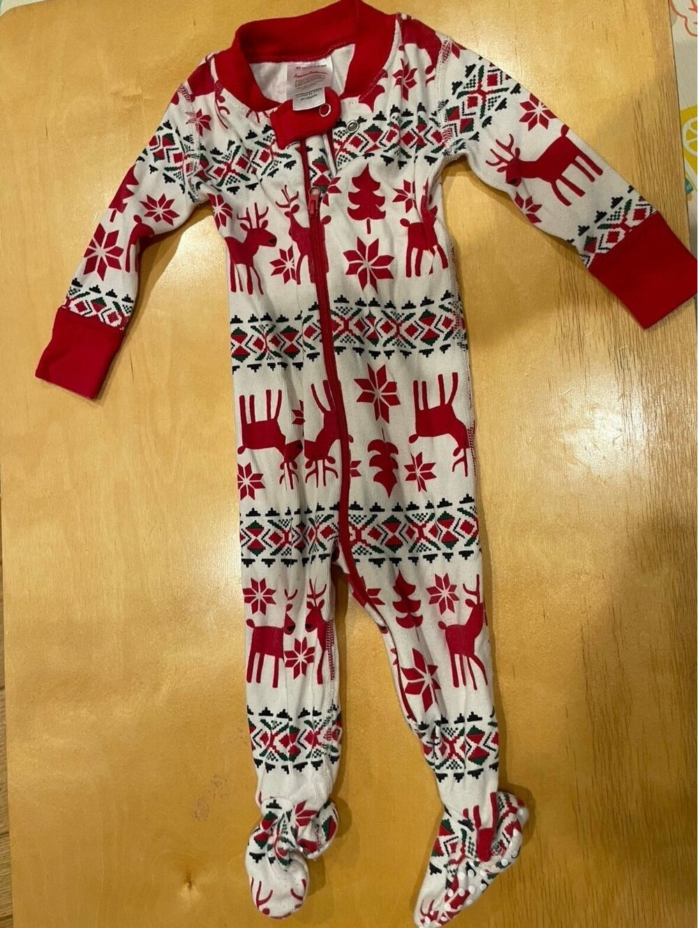Hanna Andersson Dear Deer Christmas Pajamas 3-6 months
